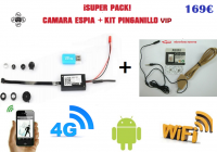 PACK CAMARA ESPIA + KIT PINGANILLO VIP 2017